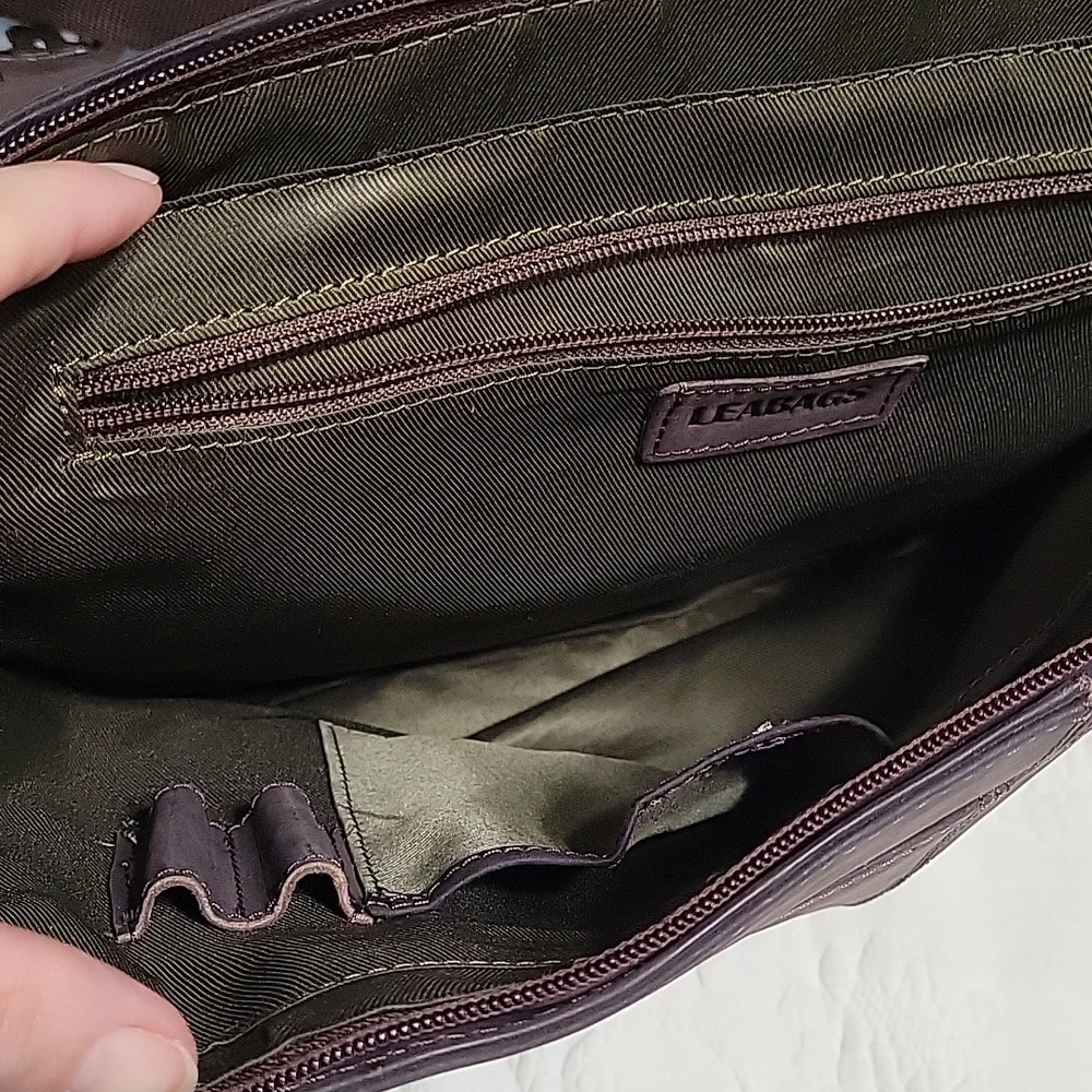 Leabags messenger bag leather